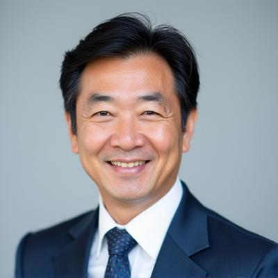 CEO 田中 晴人 のプロフェッショナルなポートレート