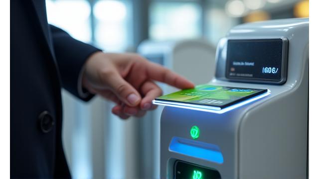 シームレスな運賃収受システムのモックアップ